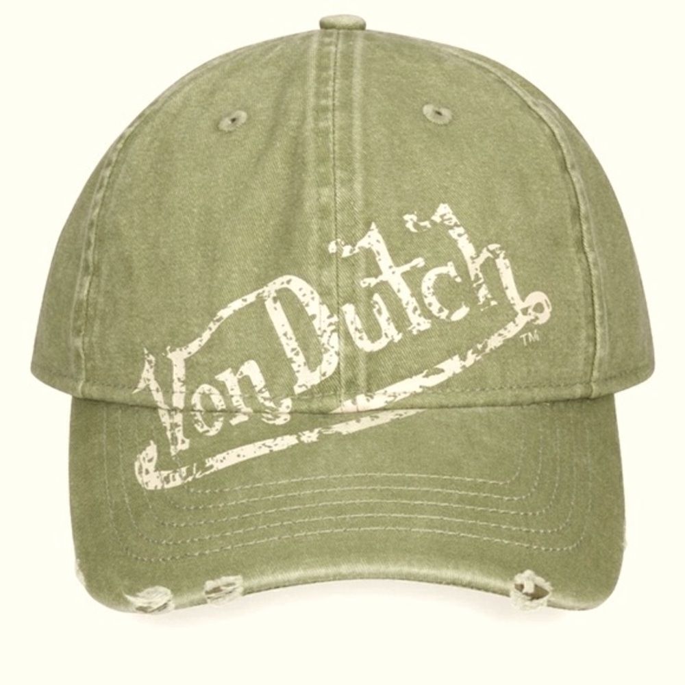 NWT New VON DUTCH SAGE DISTRESSED HAT OS Retro Y2K Vintage Unisex Western